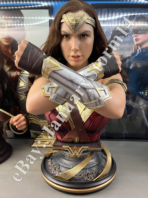 Queen Studios Wonder Woman 1:1 bust *READ DESCRIPTION* Gal Gadot lifesize