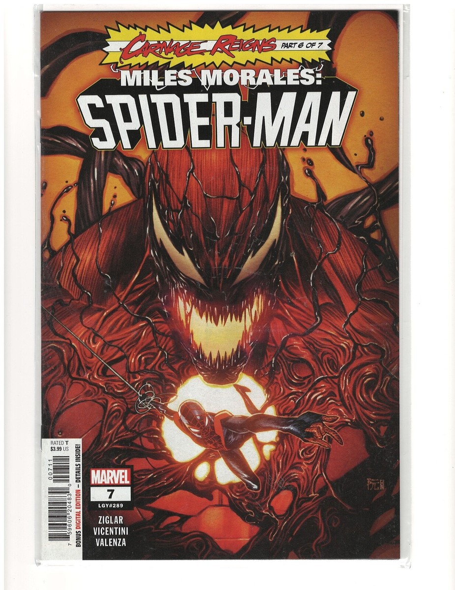 Miles Morales Spiderman (Volume 2) #7 Carnage Reigns 9.6 | eBay
