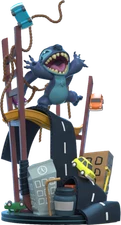 Stitch In San Francisco Q-Fig Max Elite Figure Quantum Mechanix Sideshow Disney