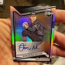 2022 Panini Elite Extra Edition Jake Madden Auto Rc # 118