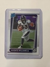 2021 Panini Donruss Optic Javonte Williams Rated Rookie Broncos RC Card #215 A31