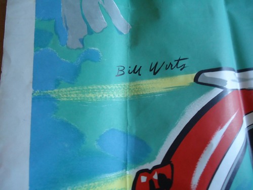 Original Poster Advertising Duomatic Wirst Terrot Motorcycle Pin Up - Picture 3 of 12