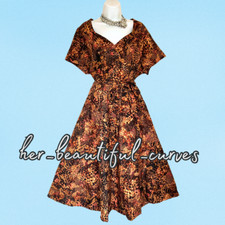 JOE BROWNS ART DECO PRINT WEDDING OCCASION PARTY DRESS SIZE 22