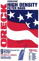 Oreck Xl8000/9000/2000 Upright Hypo-allergenic Filter Bags (9 Pack) Pk8000-9dw Oreck Xl8000/9000/2000 Upright Hypo-allergenic Filter Bags (9 Pack) Pk8000-9dw