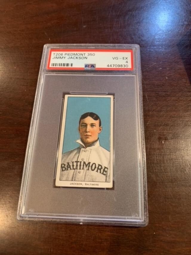 1909-11 T206 Set-Break Jimmy Jackson Piedmont PSA 4