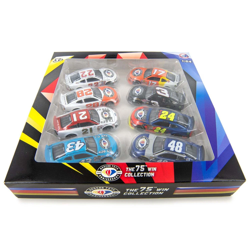 NASCAR 75th Anniversary 75 Wins 8 Car Set 1 64 scale FXX236575WSET Action