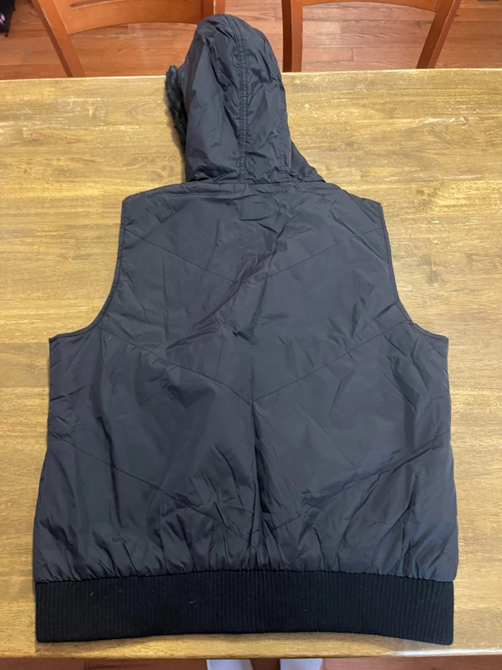 Chaqueta Relativity, Para Mujer Talla XL, Negra, Cremallera Completa, Bolsillos con Cremallera, Chaleco con Capucha Foto 2 de 4