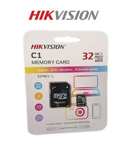 MICRO SD 32GB HIKVISION CON ADATTATORE 