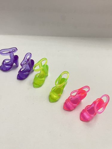 42 Pair 3 colors pliable silicone shoes for the 11.5" doll Shoes 887v9 - Picture 2 of 10