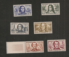 1959 SERIE CELEBRITES YT 1207 1208 1209 1210 1211 1212