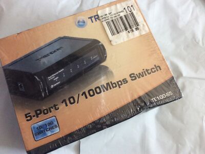 TRENDnet 5-PORT 10/100Mbps GREENnet Switch TE100-S5