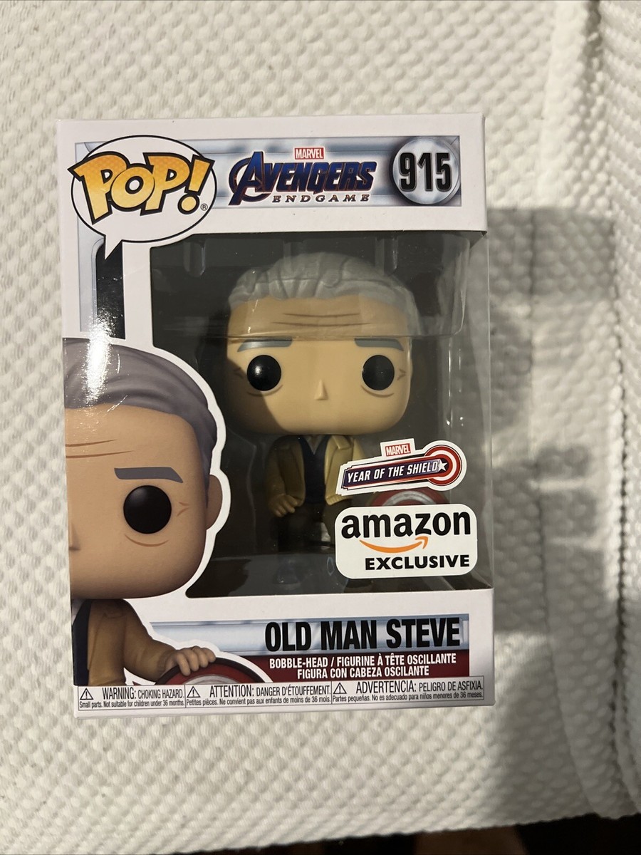 Funko Pop! Vinyl: Marvel - Old Man Steve - Amazon (Exclusive) #915