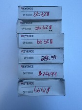 Lot of 6 Keyence OP-73865 Sensor Connecting Cables