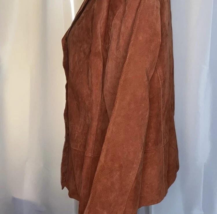 Chico’s Women’s 100% Leather Jacket size 2.         (P) Foto 4 de 4