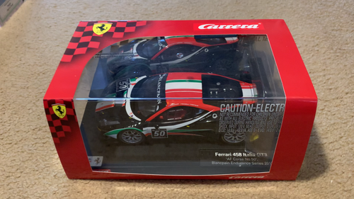 Carrera 23805 Digital 1/24 Ferrari 458 Italia GT3 Af Coarse #50 2013 VHTF - Video 1 of 1