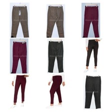 Mario Serrani Ladies' Textured Pull-On Pant in black, green , red