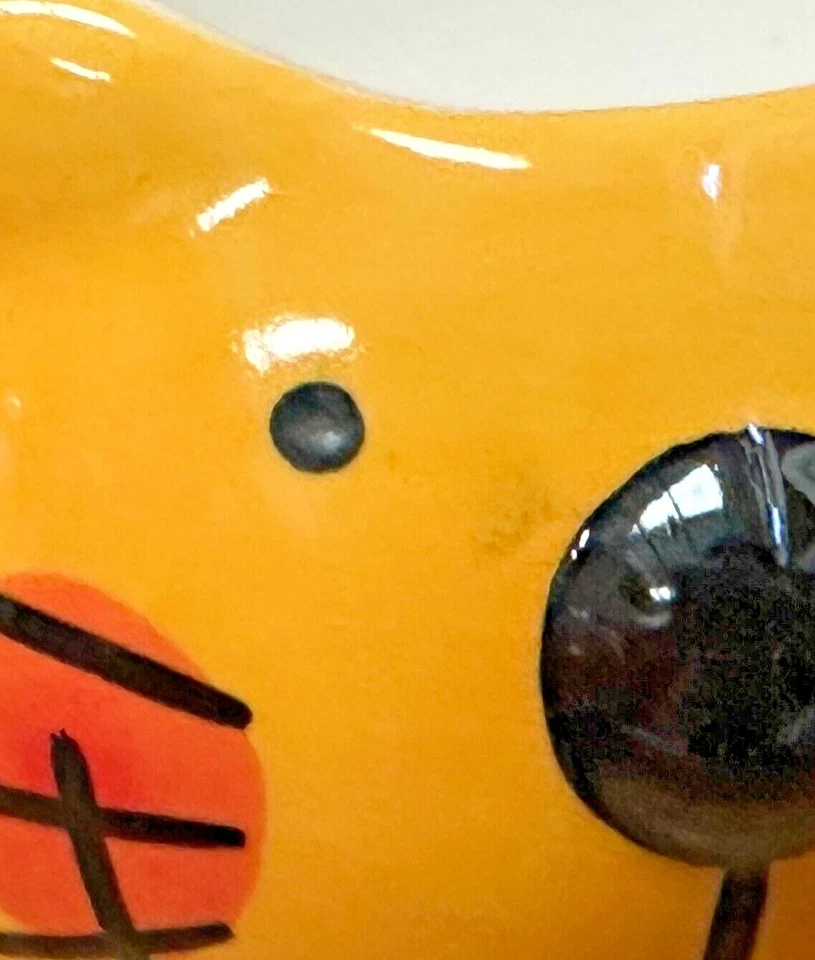 (GRADE_B) Hand painted Animal Ceramic Egg Cup Fun Breakfast EXTERIOR DEFECT - Image 4 of 4