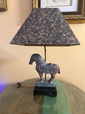 Mid Century  Fredrich Cooper Tang Dynasty Table Lamp with original shade. 