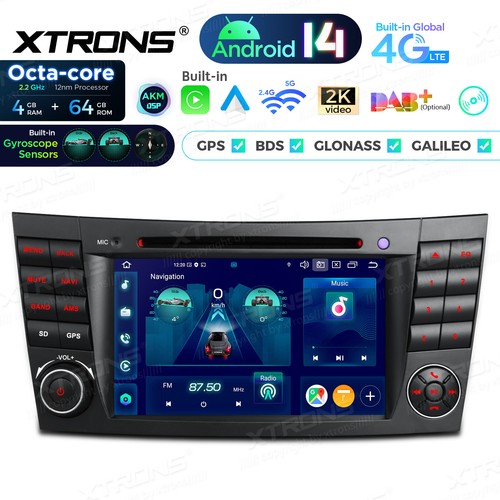Android 14 8Core 64G Car DVD Player GPS Stereo Radio For Mercedes Benz W211 W219 - Picture 3 of 22