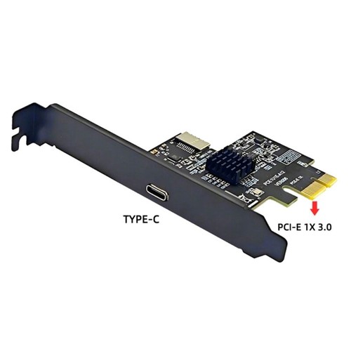 USB Type C 10Gbps Expansion Card PCIE X1 to Type C Front Panel Connector - Bild 5 von 8