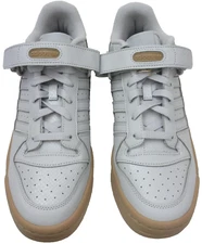 Adidas Men's Forum Low Leather Basketball Shoes Grey Gum Bottom Size 12 NIB