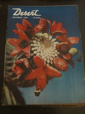 Desert Magazine November 1955 Saguaro Cactus