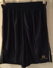 Notre Dame Mighty Mac Sports Navy Basketball Shorts Youth Size XL
