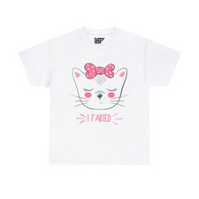 I Farted Funny Cat Graphic Tee Shirt