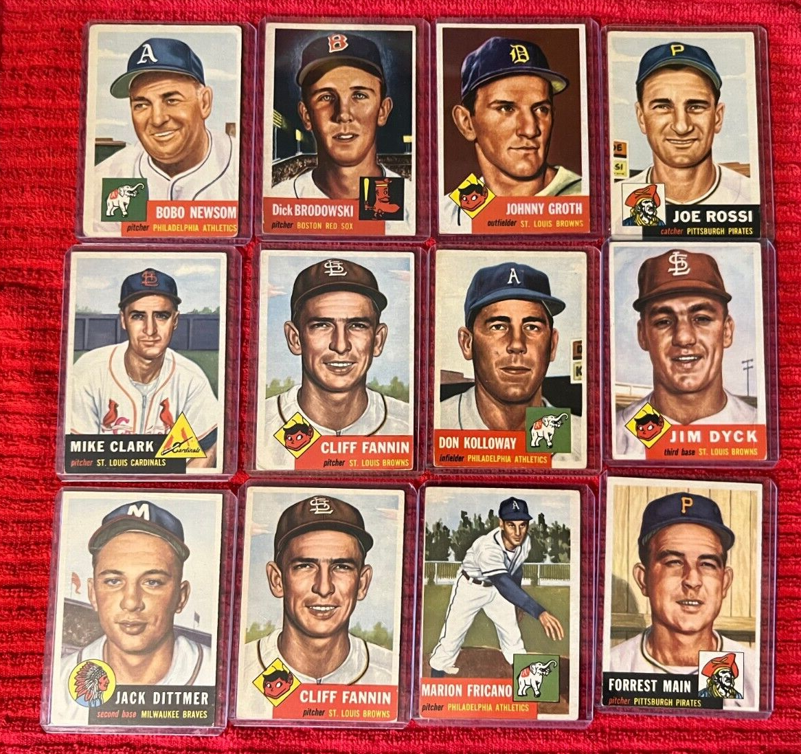 31 Card 1953 Topps Baseball Lot in SOLID VGEX+ Condition - No Creases! 29 Diff - Picture 2 of 4