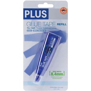 Plus corporation of america glue tape refill perm Blue 38191 (858060002638)