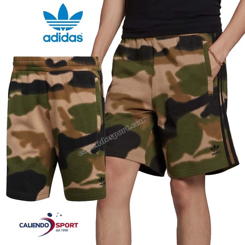 PANTALONCINO ADIDAS GN1887 MIMETICI A 3 STRISCE | eBay