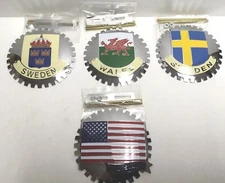 New Metal Silver color Car Auto Front Grille Emblem Badge Sold Separate