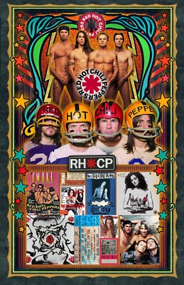 Red Hot Chili Peppers 11x17 FAN poster . - Vivid Colors! | eBay