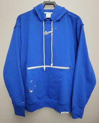 Nike Standard Issue Splatter Fleece Hoodie Sweater Mens Size XL