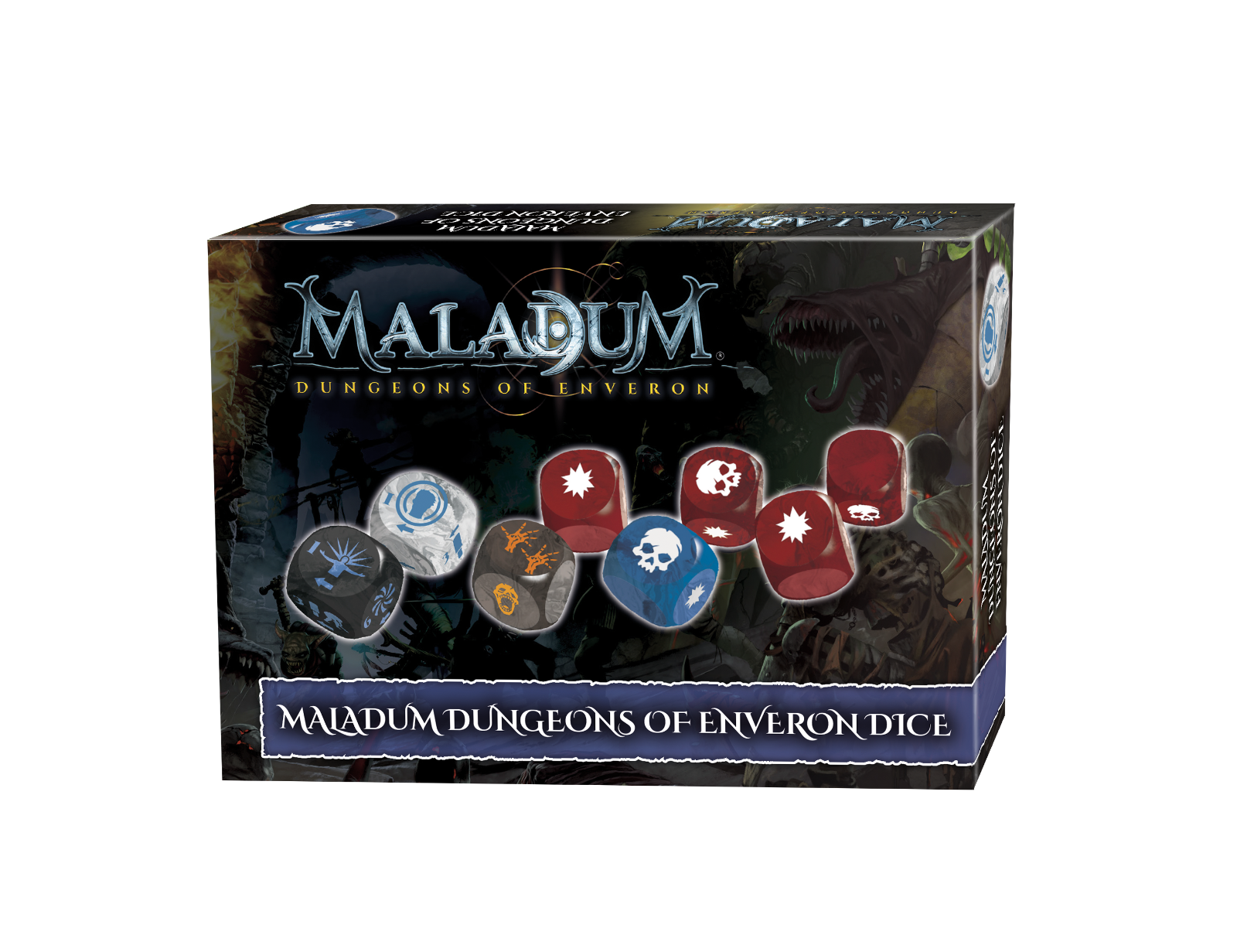Maladum Dice Set (8 Dice) - Battle Systems [New & Sealed]