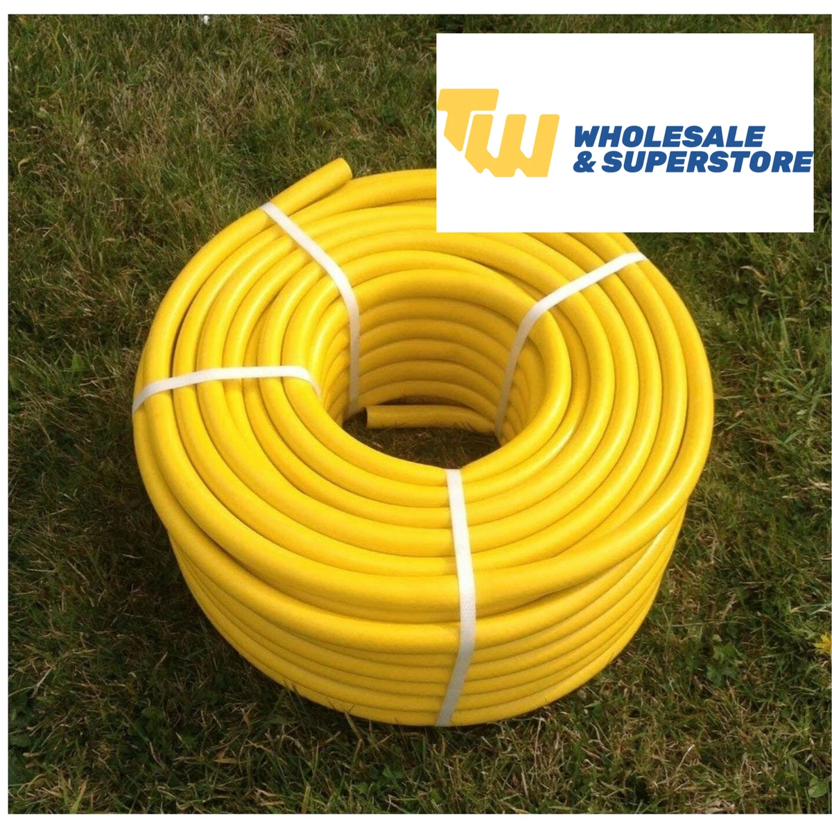 100 Metre Yellow Garden Hose Pipe 100M Reinforced Anti kink