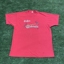 Vintage Single Stitch St. Louis Cardinals MLB XL 80s Fits Smaller