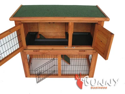 BUNNY BUINESS RABBIT / GUINEA PIG HUTCH HUTCHES RUN RUNS BUNNY BUSINESS LTD STOCK BB-36-DDU-TR