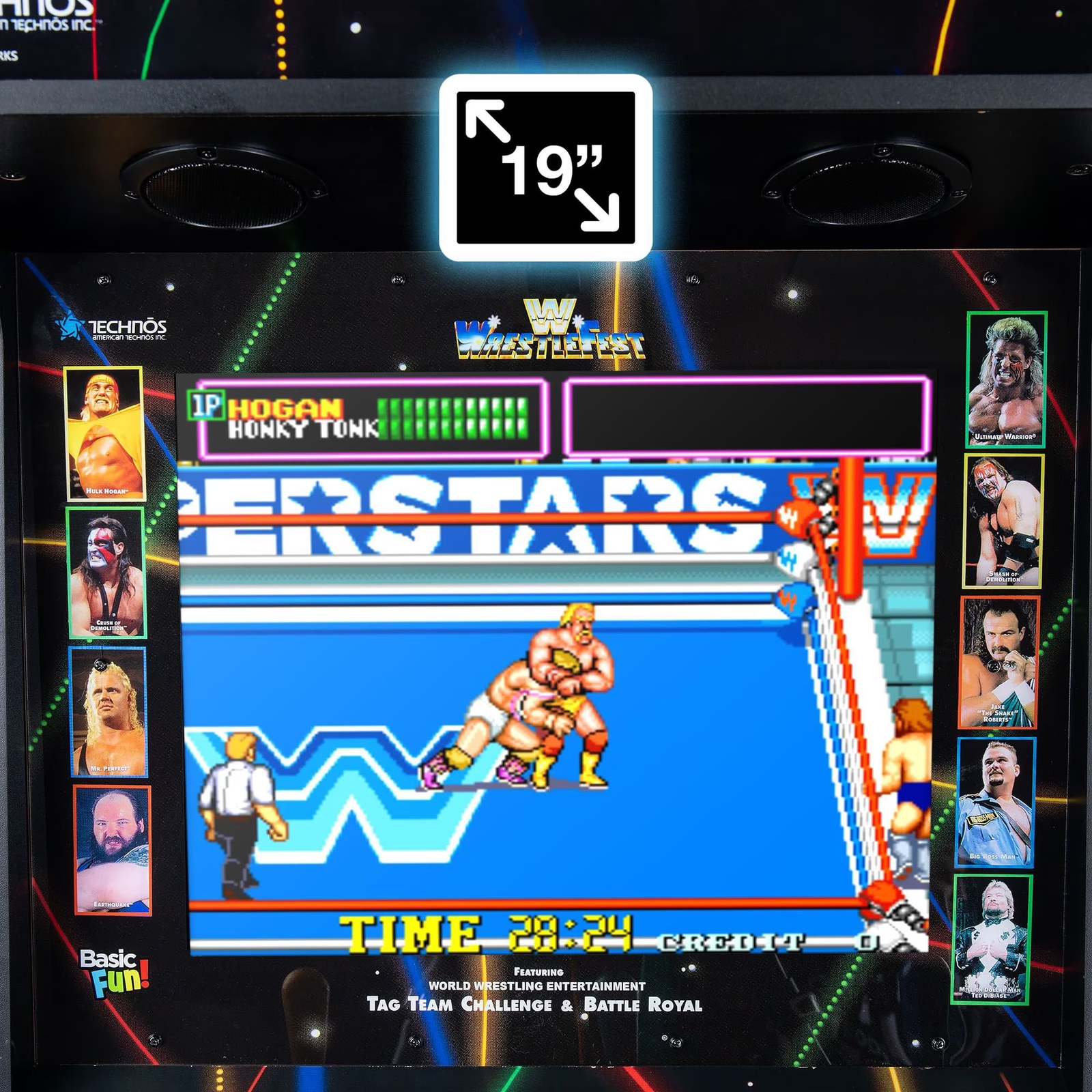 Basic Fun! 4 Player WWE Supreme Series Premium Arcade Cabinet | eBay