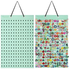 PACMAXI Shoe Charms Organizer, Hanging Charm Holder with 224 Mint Green