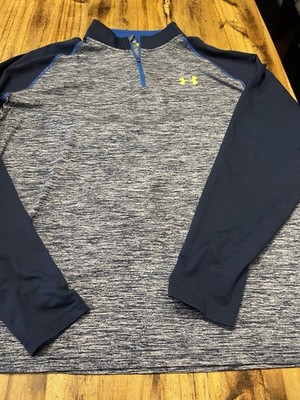 Under Armour Tech Heat Gear 1/4 Zip Mens Size Large Long Sleeve Pullover 1242220