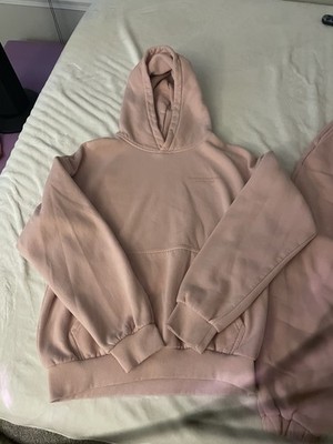 comfrt women s hoodie and sweatpants set medium pastel collection pink