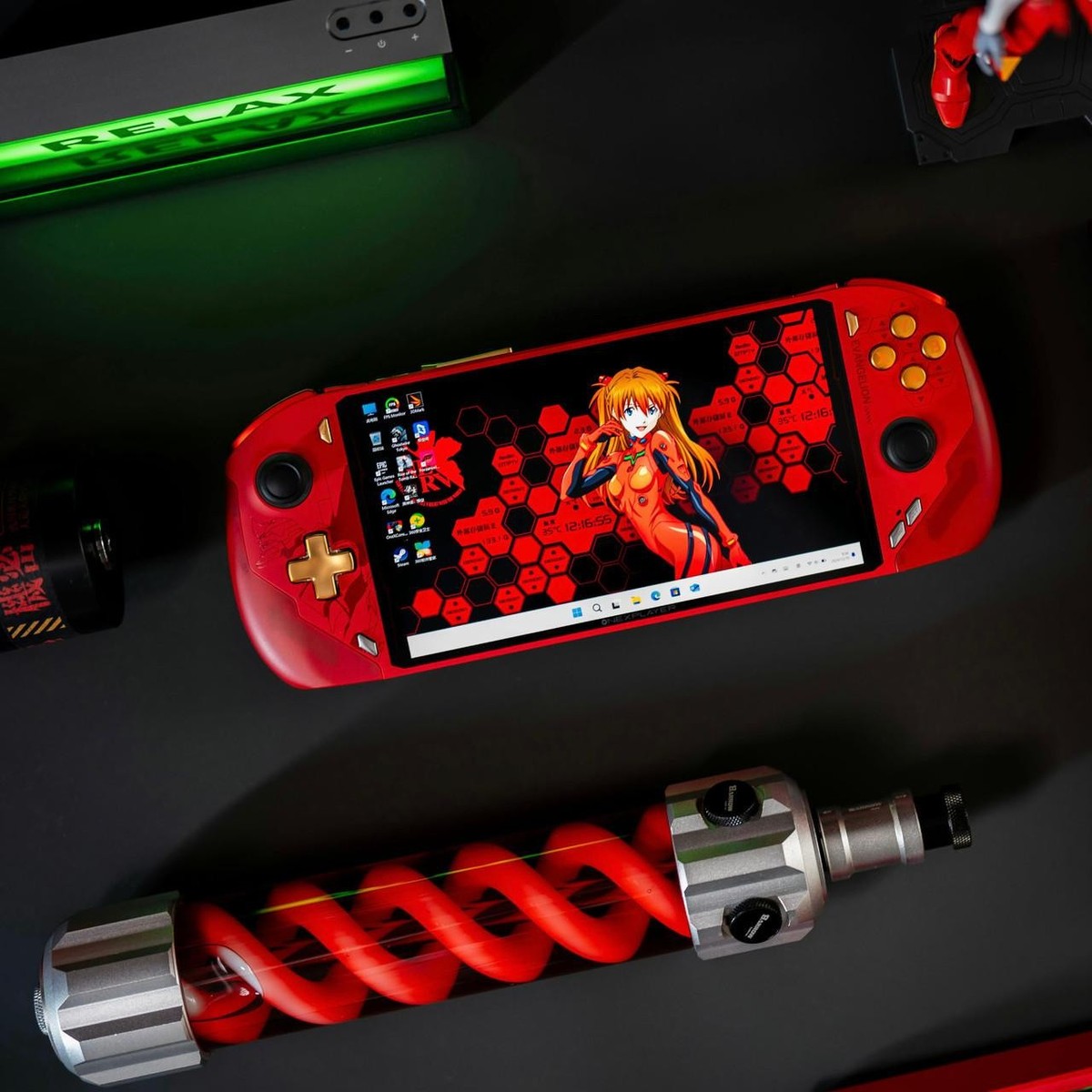 OneXPlayer F1 Pro x Evangelion Unit-02 Asuka Special Edition