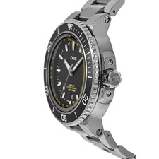 New Oris Aquis Depth Gauge Automatic Black Men's Watch 01 733 7755 4154-Set MB 3