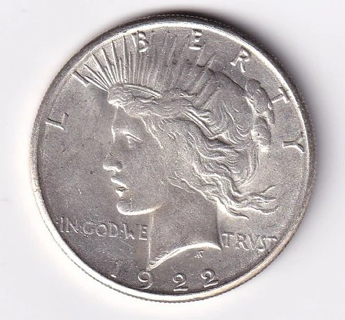 1922 Peace Silver Dollar $1 Coin 90% Silver n.236