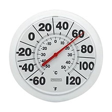 Indoor Outdoor Big and Bold Dial Thermometer, Wireless Thermometer
