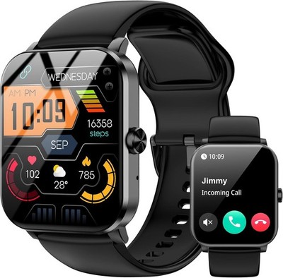 Jacoosa L70 Smart Watch 1.85'' HD TFT UNISEX Answer/Make Calls 350 Amp HR BATTERY