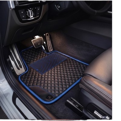 Kunstleder Gesteppte Fußmatten für Fiat Egea HB (2017 + Neuere Modelle) - Sch...
