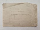 c.1900 antique PENNINGTON FIRE COMPANY nj ABSENCE fines receipt — photo 2