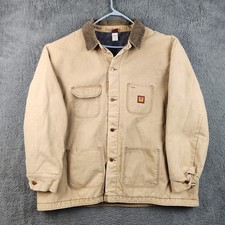 Wrangler Big Ben Vintage Blanket Lined Chore Jacket Mens 2XL /56 Long 70s Work